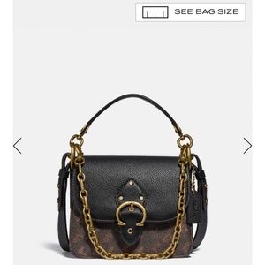 Coach beat bag 18 with coat canvas horse and carri